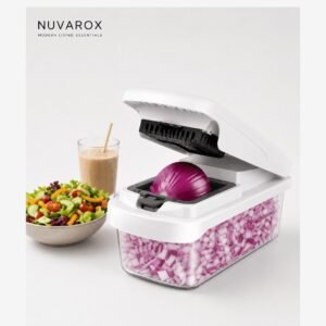 NUVAROX Pro Vegetable Chopper & Slicer Set