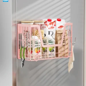 Magnetic Fridge Shelf, Spice & Snack Organizer