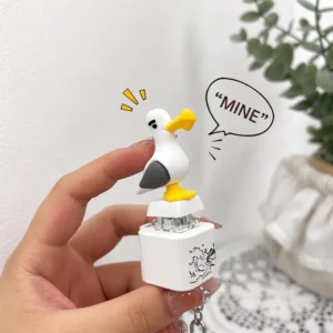 Sound LED Seagull MINE Keychain Funny Interactive Gift