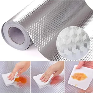 Oil Proof Waterproof Heat Resistant Kitchen Foil Contact Paper