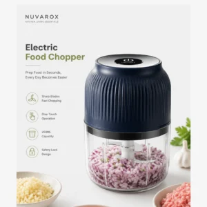 NUVAROX Electric Food Chopper