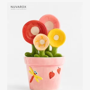 NUVAROX Floral Measuring Spoon Set