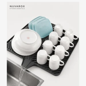 NUVAROX Silicone Dish Drying Mat