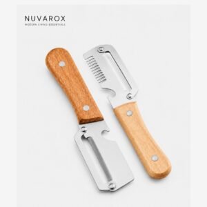 NUVAROX Natural Wood Peeler Duo