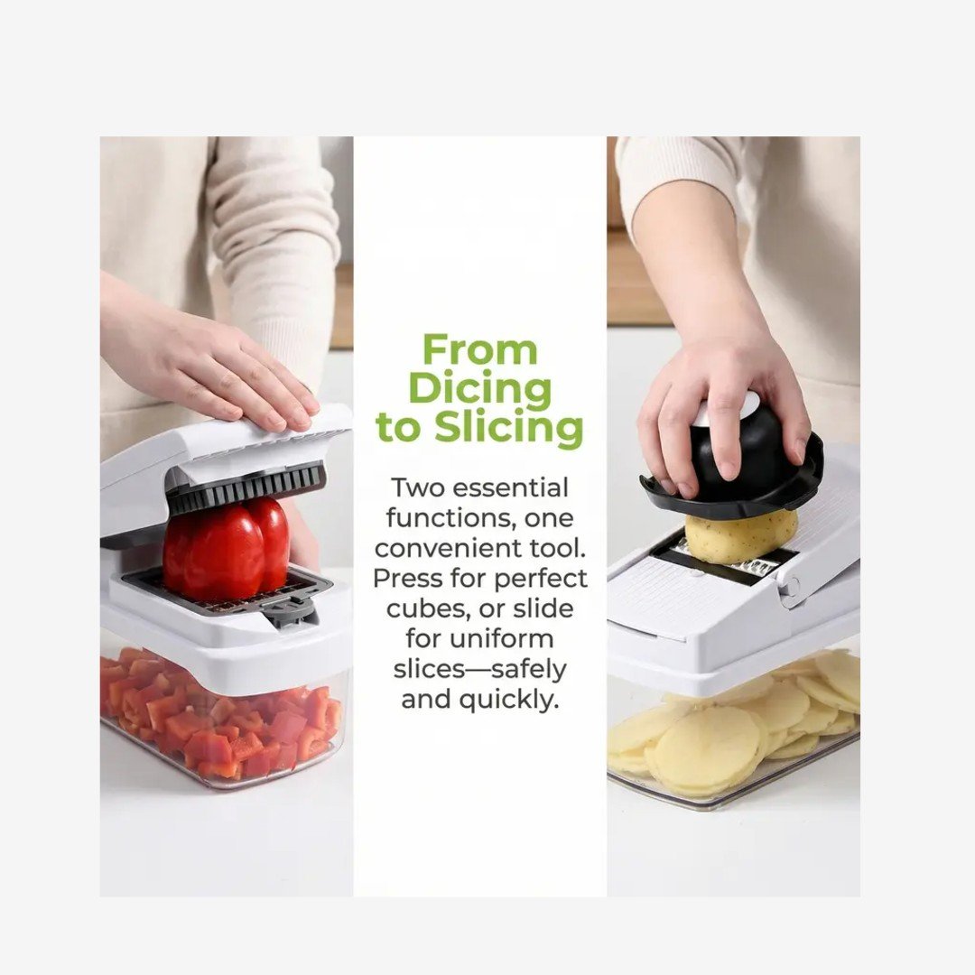 NUVAROX Pro Vegetable Chopper & Slicer Set - Image 3